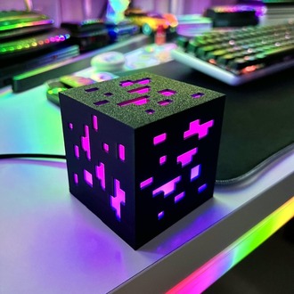 Küp Minecraft Masaüstü Aydınlatma Aksesuarı