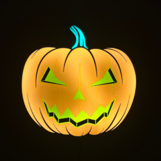 Hallowen Bal Kabağı Masaüstü / Duvar Aydınlatma Aksesuarı