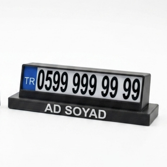 KİŞİYE ÖZEL ARAÇ İÇİ NUMARATÖR