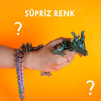Süpriz Renkli Kırık Boynuzlu Büyük Gece Ejderhası