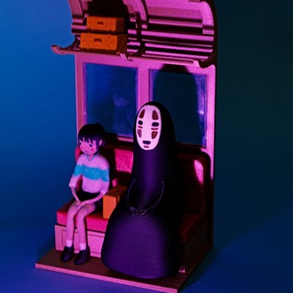 No-Face’in Tren Yolculuğu Diorama