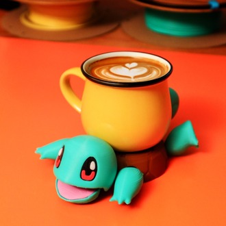 Squirtle Temalı Bardak Altlığı – Eğlenceli & Dekoratif