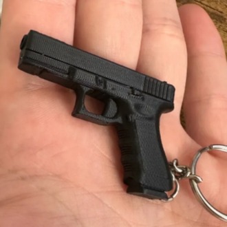 Glock-17 Maket Anahtarlık