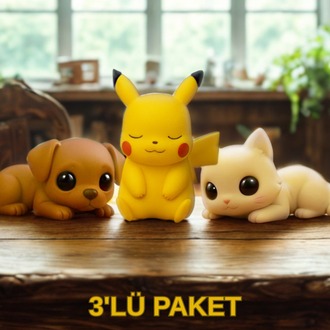3'lü Mini fiğür paketi