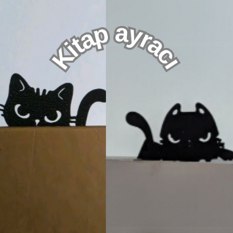 Sevimli Kedi | Kitap Ayracı