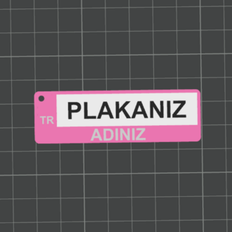 Plakalı anahtarlık | Kişiye özel