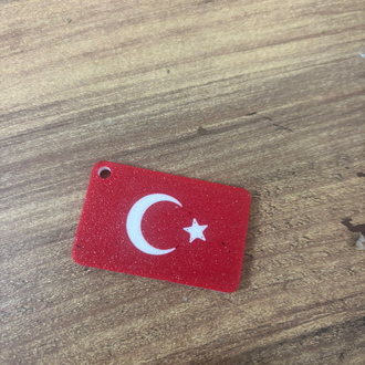 Kişiye özel isimli ve şehir yazan anahtarlık 
