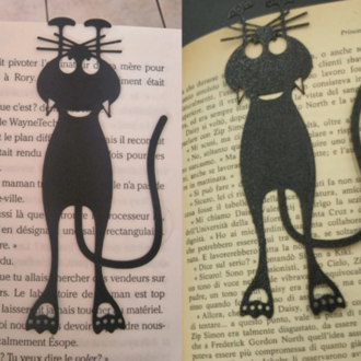 Düşen kedi | Kitap Ayracı