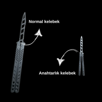 Mekanizmalı kelebek bıçak | Anahtarlık