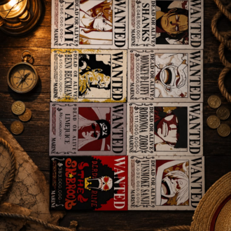 One Piece Wanted Poster Seti