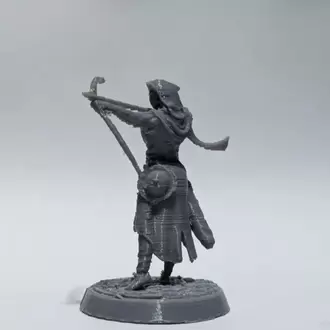 Detaylı okçu mini figür