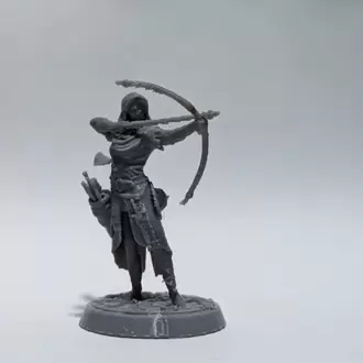 Detaylı okçu mini figür