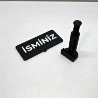 Kişiye Özel İsimli Ekran Kartı Destek Aparatı - 3D Baskı Ayarlanabilir GPU Holder