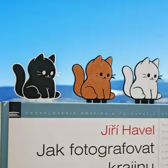 3D Baskı Sevimli Kedi Kitap Ayracı Serisi