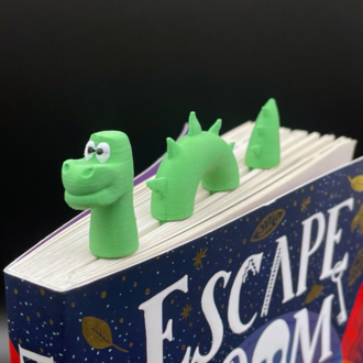 Nessie Tasarımlı 3D Kitap Ayracı - Okuma Arkadaşın