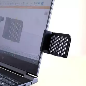 Masaüstü Düzenleyici: Laptop Kenarı Telefon Tutucu
