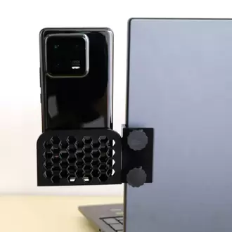 Masaüstü Düzenleyici: Laptop Kenarı Telefon Tutucu