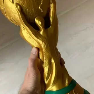 FIFA Dünya Kupası Replika Obje | Altın Sarısı 3D Tasarım