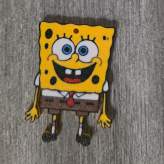  3D Sünger Bob Anahtarlık