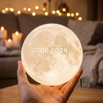 Fotoğraflı Kişiye Özel Ay Lambası