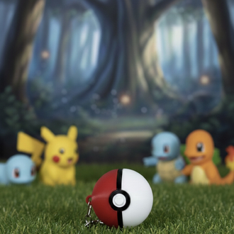 Monster Ball Anahtarlık