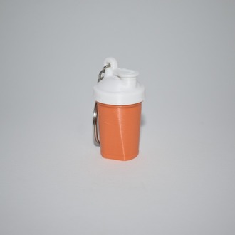 Turuncu Protein Shaker Anahtarlık