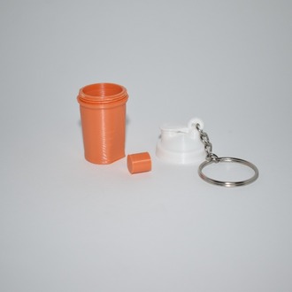Turuncu Protein Shaker Anahtarlık
