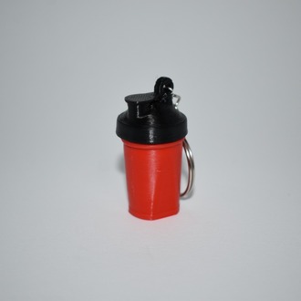 Kırmızı Protein Shaker Anahtarlık
