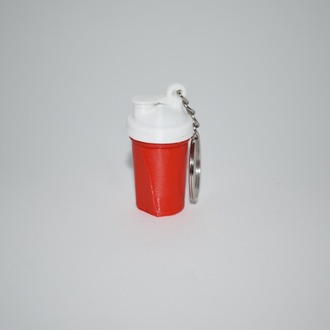 Kırmızı Protein Shaker Anahtarlık