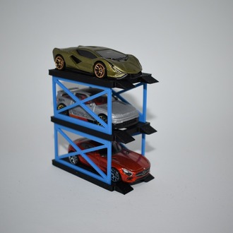 1/64 Ölçekli 3 Katlı Araç Sergileme Standı
