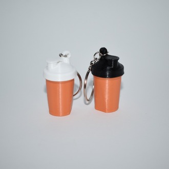Turuncu Protein Shaker Anahtarlık