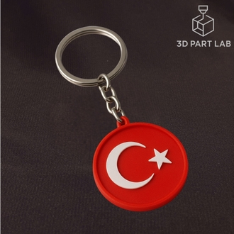 Türk Bayraklı Anahtarlık