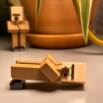 Minecraft Style Villager 