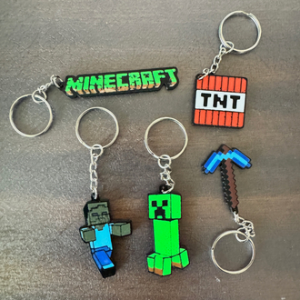 Minecraft Style Keychanins