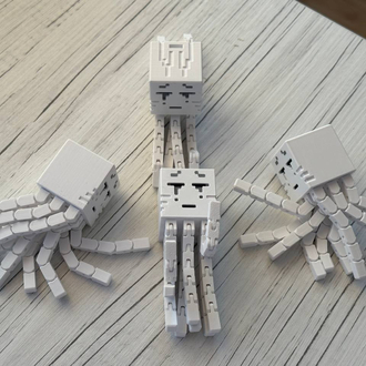 Minecraft Style Tentacles