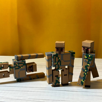 Minecraft Style Iron Golem