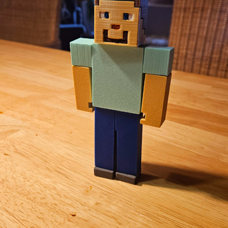 Minecraft Style Figur