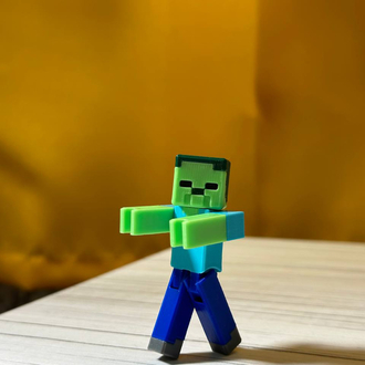 Minecraft Style Zombie