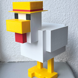 Minecraft Style Chicken