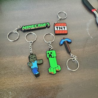 Minecraft Style Keychanins