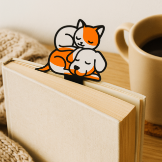 Kedi Köpek Kitap Ayracı