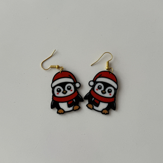 Sevimli penguen küpe