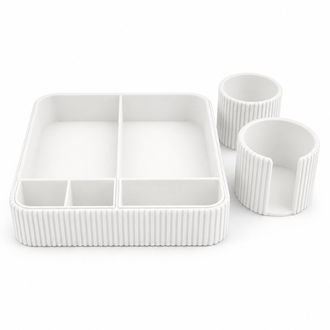 3 Parçalı Banyo Organizer Seti