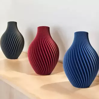 3’lü Modern Renkli Dekoratif Vazo Seti – Doğal Şıklık
