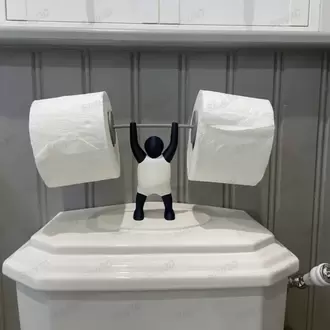 The Strongman Tuvalet Kağıdı Tutucu – Eğlenceli Banyo Aksesuarı