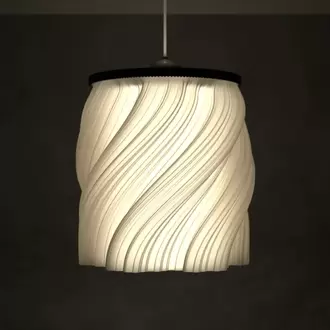 Spiral Desenli Modern Lamba Sarkıt – Yumuşak Işık & Şık Tasarım