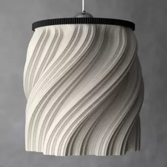 Spiral Desenli Modern Lamba Sarkıt – Yumuşak Işık & Şık Tasarım