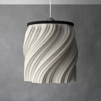Spiral Desenli Modern Lamba Sarkıt – Yumuşak Işık & Şık Tasarım