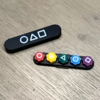 Squid Game 5 Taş 3D Baskı