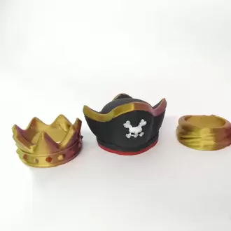 Baby İskelet Figür 3D Baskı – 5 cm – 4 Farklı Şapka
